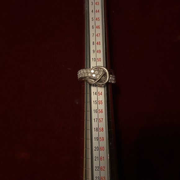 Le Vian 14 Karat White Gold Pretzel Ring - Picture 3 of 15